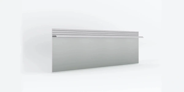 Скрытый плинтус LACONISTIQ REGULAR, под подсветку, без покрытия (80х13х3000мм)
